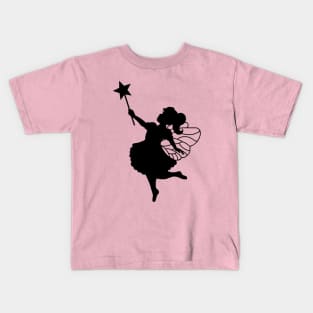 Magic Fairy Girl of Imagination Silhouette Kids T-Shirt